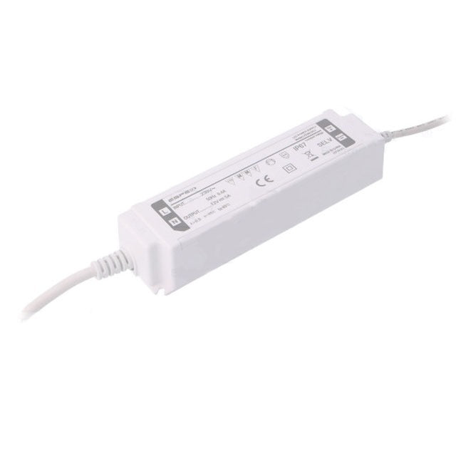 LED voeding - 12V, 5A - 60W - IP67 - WATERPROOF - ESPE LED voeding - 12V, 5A - 60W - IP67 - WATERPROOF - ESPE